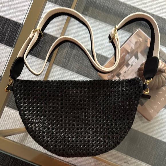 Clare V Grande Fanny in Black Rattan - Picture 6 of 9